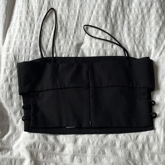 Zara Cut Out Crop Top - Picture 5 of 8